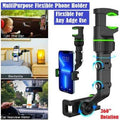 Multipurpose New Flexible Car Mobile Holder (Rear View)