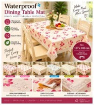 Waterproof Dining Table Cover (137*183cm)
