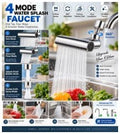 4 Mode Water Splash Faucet (Imported)