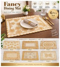 6 Pcs Fancy Dining Mat (Imported)