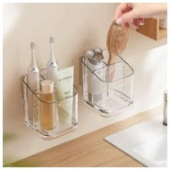 Transparent Wall Mounted Multi Organiser (Imported)