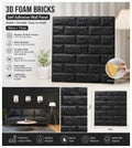 Self Adhesive 3D Foam Bricks (Black)